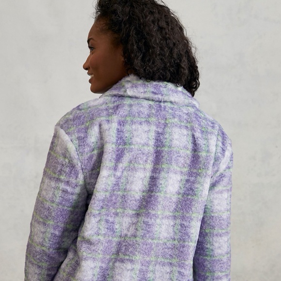Anthropologie Donna Plaid Shirt Jacket - Picture 4 of 5